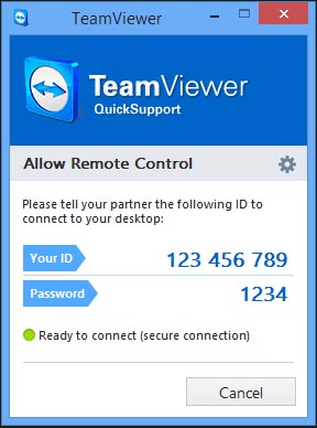 Teamviewer 9 quick support , Naxos Computers hot support